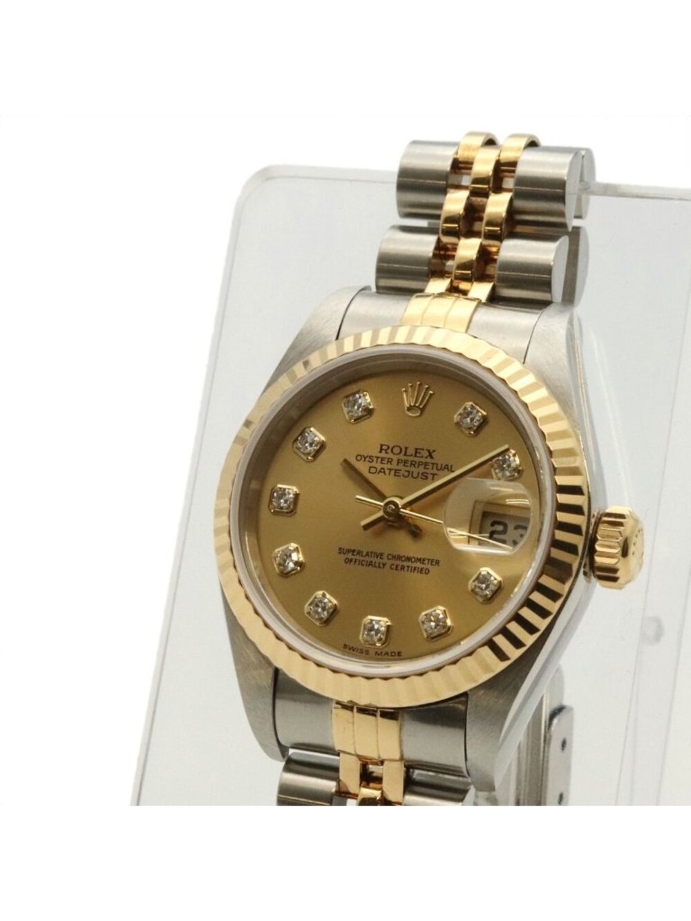 Rolex Datejust Diamond Watch Automatic Gold